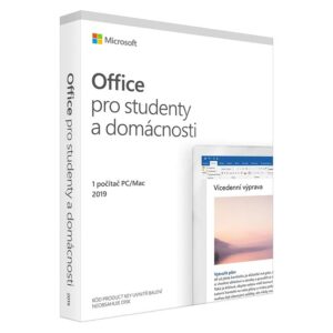 Microsoft Office 2019 pro domácnosti a studenty CZ (BOX)